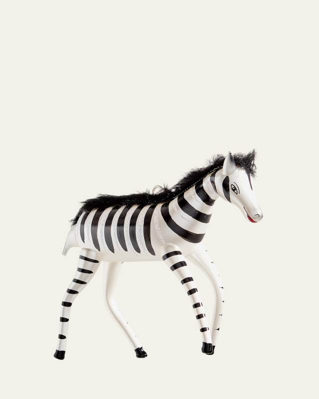 Zebra Christmas Ornament